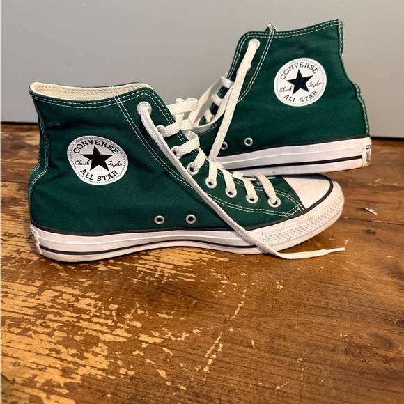 Converse High-Top Sneakers - Forest Green - Picture 1 of 2